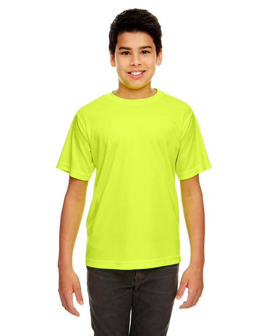 Youth Cool & Dry Sport Performance Interlock T-Shirt - Bright Yellow
