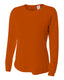 A4 NW3002 - Women's Long Sleeve Cooling Performance Crew Shirt - Burntorange