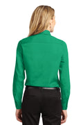 Women's Long Sleeve Easy Care Shirt - Court Green