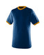 Augusta Sportswear 710 - 50/50 Ringer T-Shirt - Navy / Gold