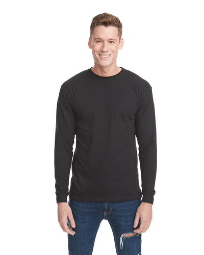 Unisex Inspired Dye Long-Sleeve Crew - Shadow