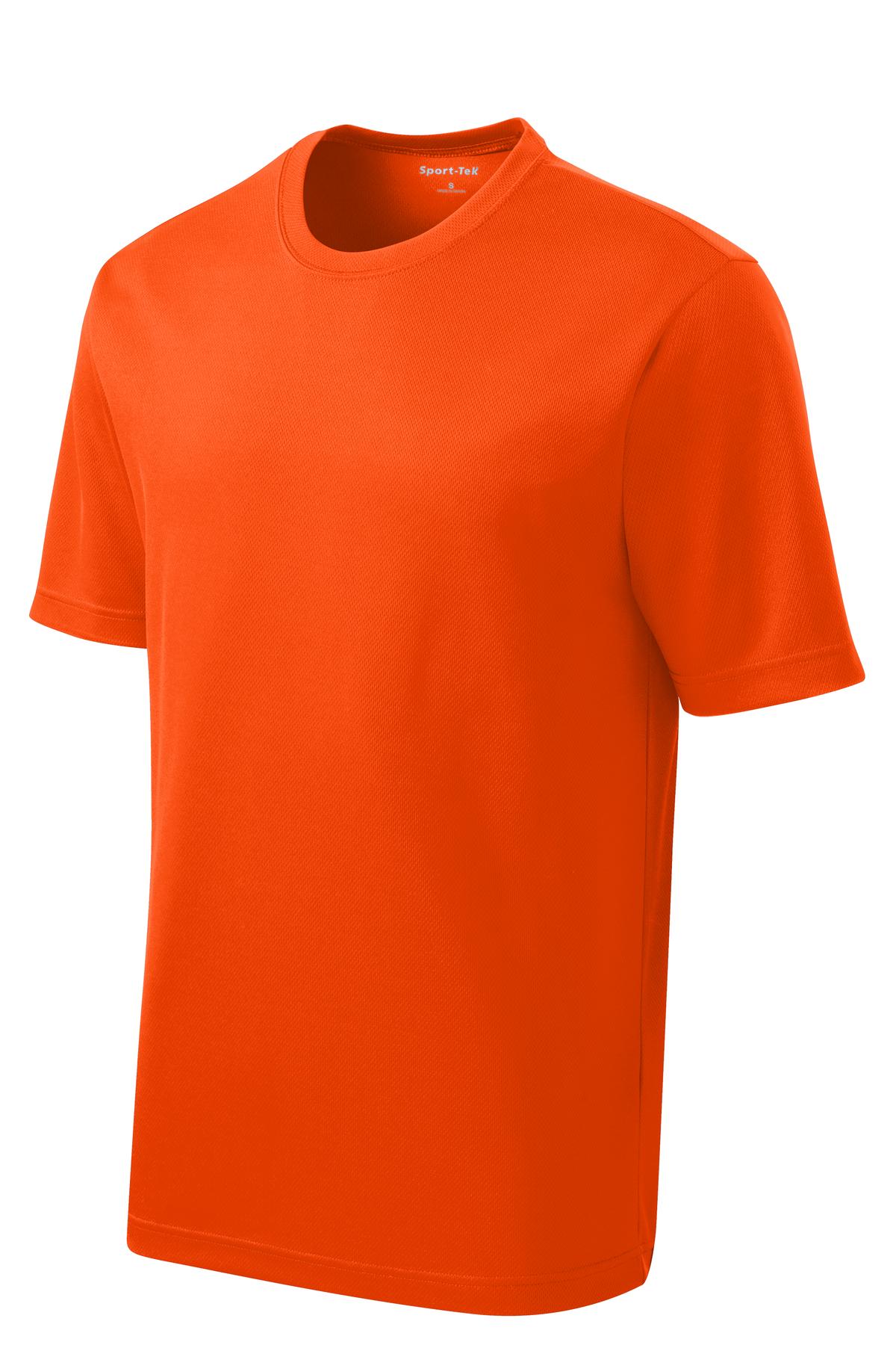 Unisex PosiCharge RacerMesh Tee - Neon Orange