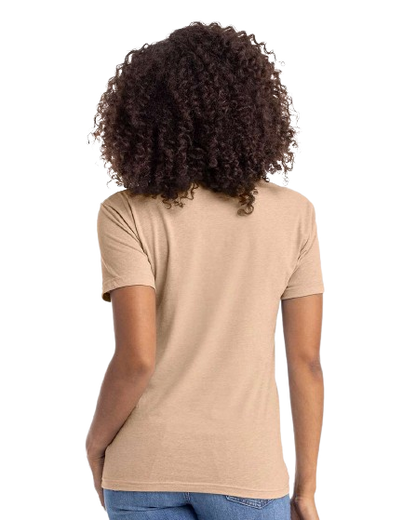 Unisex CVC Crewneck T-Shirt - Heather Tan