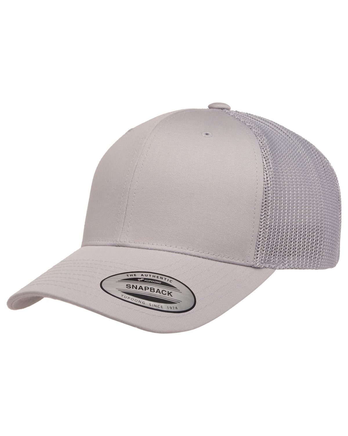 Unisex Retro Trucker Cap - Silver