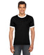 American Apparel BB410W - UNISEX Poly-Cotton Short-Sleeve Ringer T-Shirt - Black / White