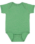 Infant Harborside Melange Bodysuit - Green Melange