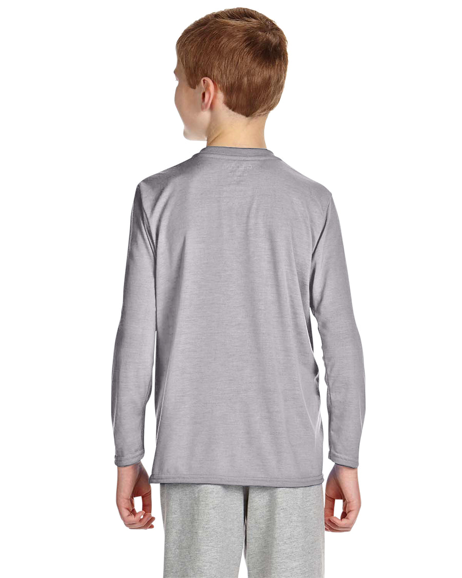 Youth Performance® Youth Long-Sleeve T-Shirt - Sport Gray