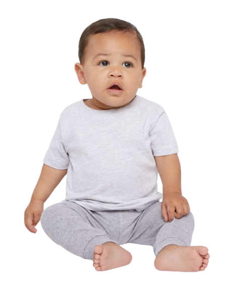 Infant Fine Jersey T-Shirt - Ash