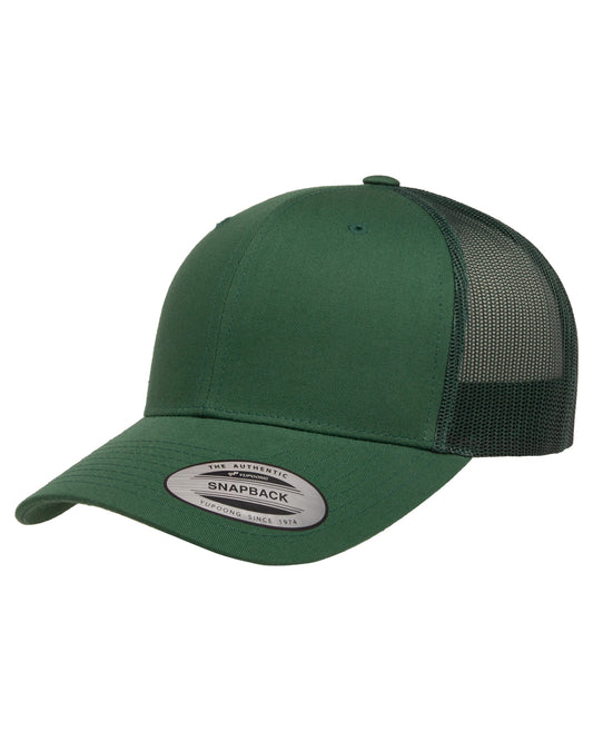 Unisex Retro Trucker Cap - Evergreen