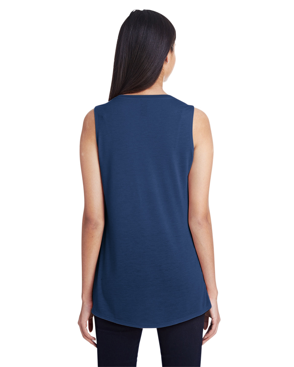 Women's Freedom Sleeveless T-Shirt - Navy