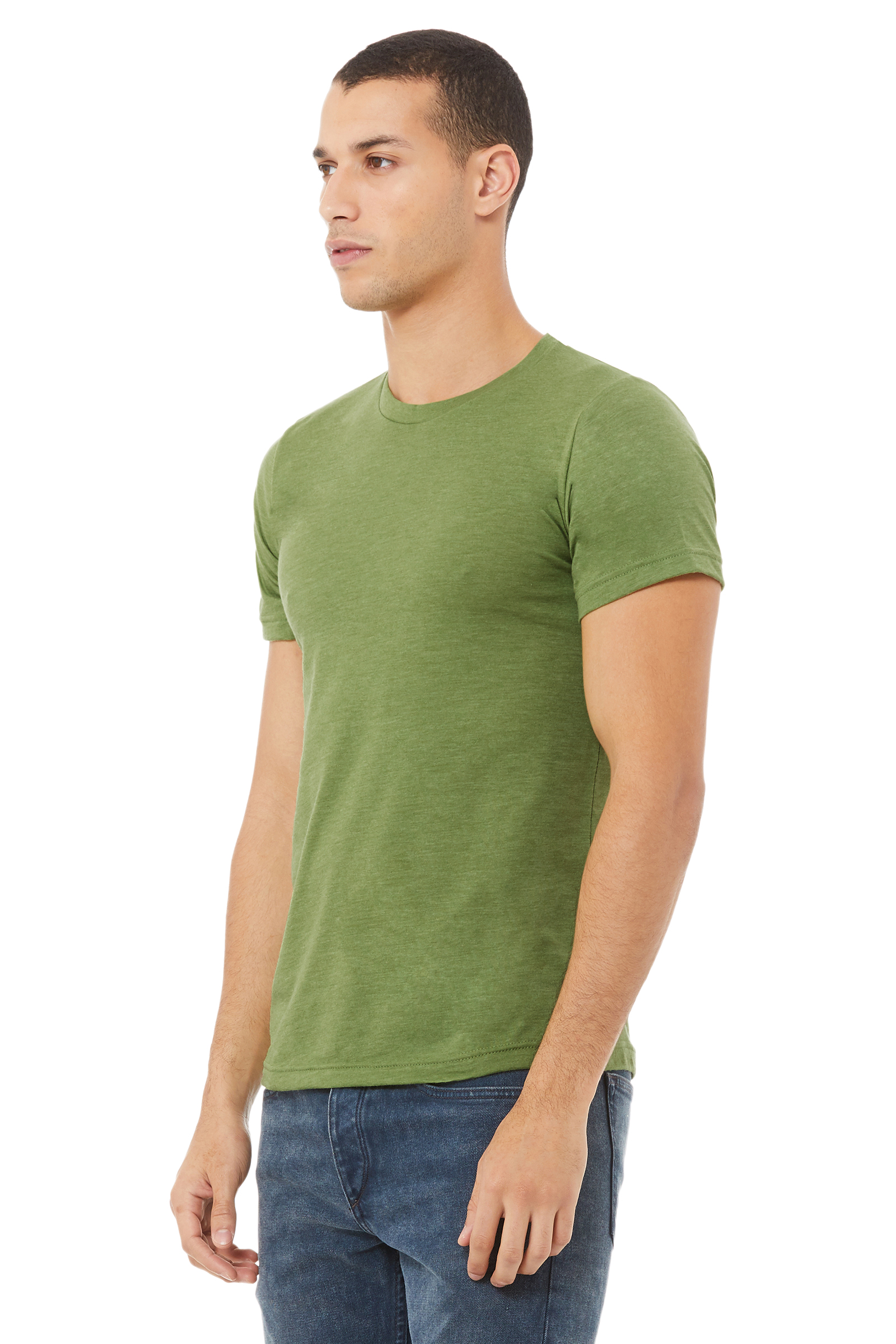 Unisex Heather CVC T-Shirt - Heather Green