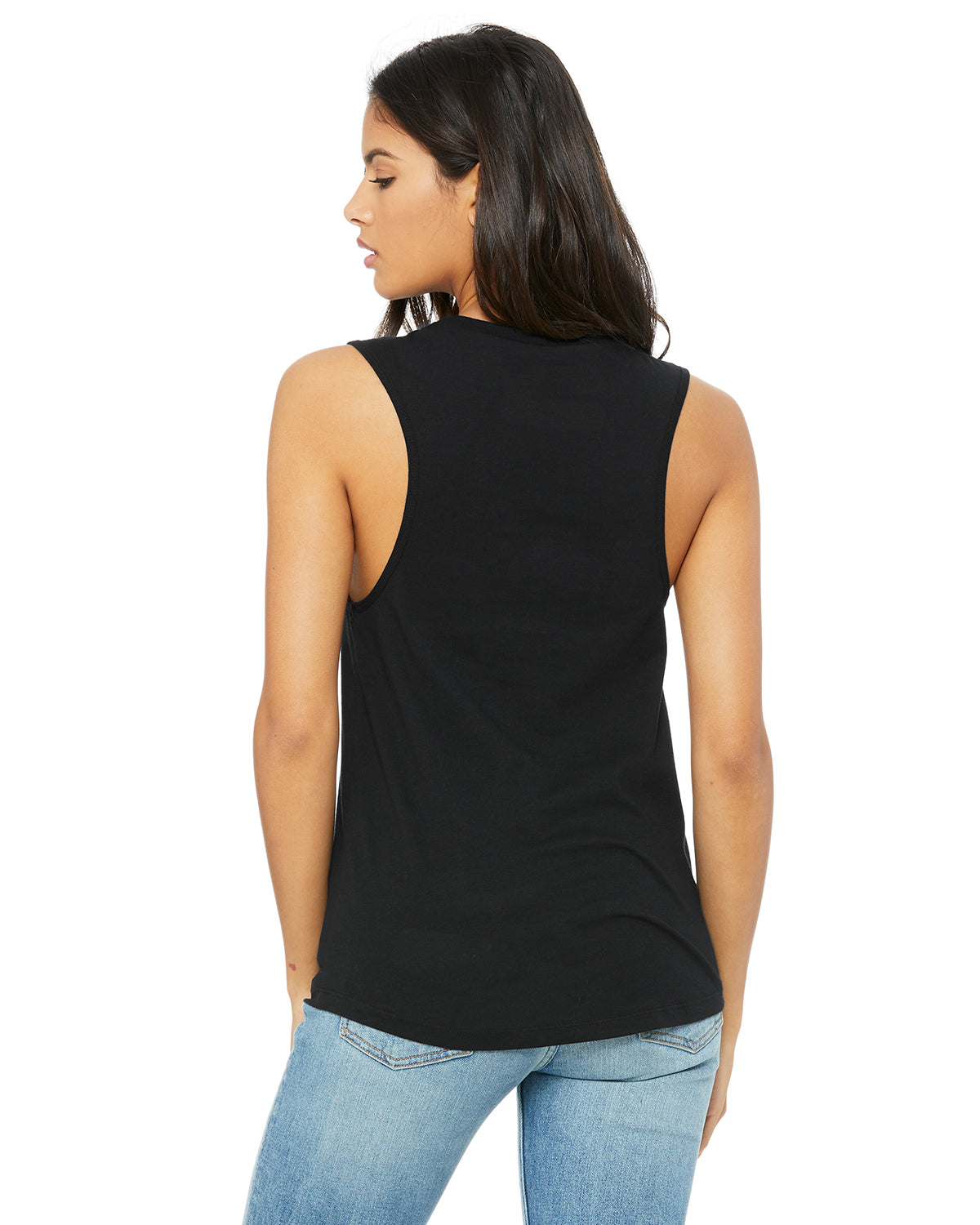 Women's Jersey Muscle Tank - Black