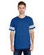 LAT 6937 - Men's Football T-Shirt - Vintage Royal / Blend White