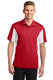 Sport-Tek ST655 - Men's Side Blocked Micropique Sport-Wick Polo - True Red / White