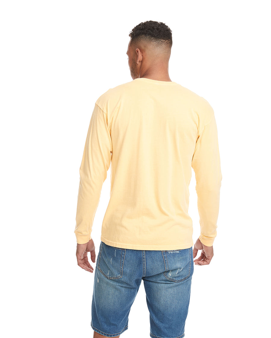Unisex Inspired Dye Long-Sleeve Crew - Blonde