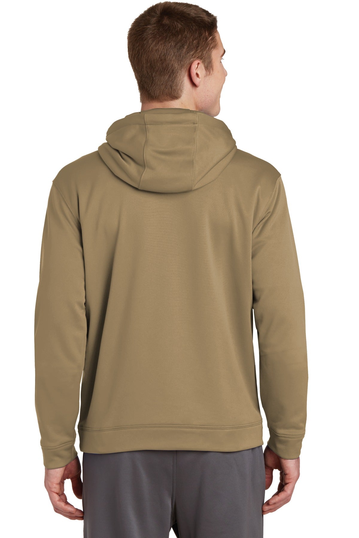Sport-Wick Fleece Hooded Pullover - Coyote Brown