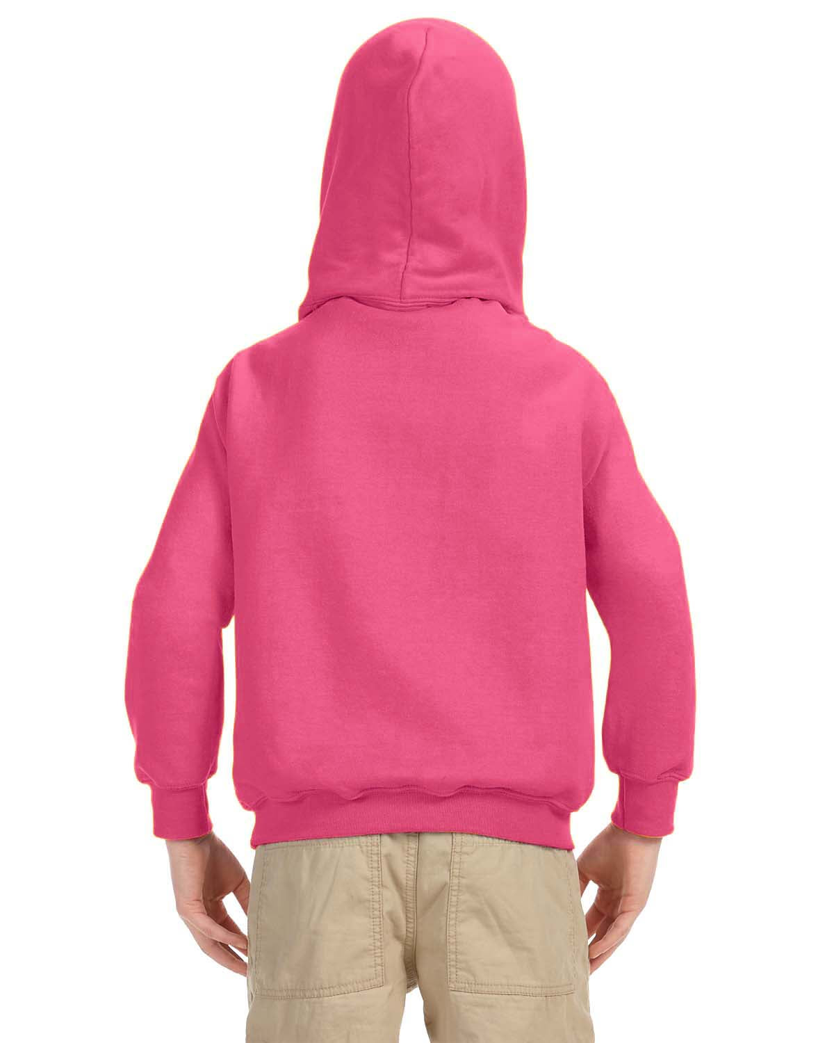 Youth Heavy Blend™ 50/50 Hoodie - Safety Pink