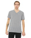 Bella + Canvas 3415C - Unisex Triblend V-Neck T-Shirt - Athletic Gray Triblend