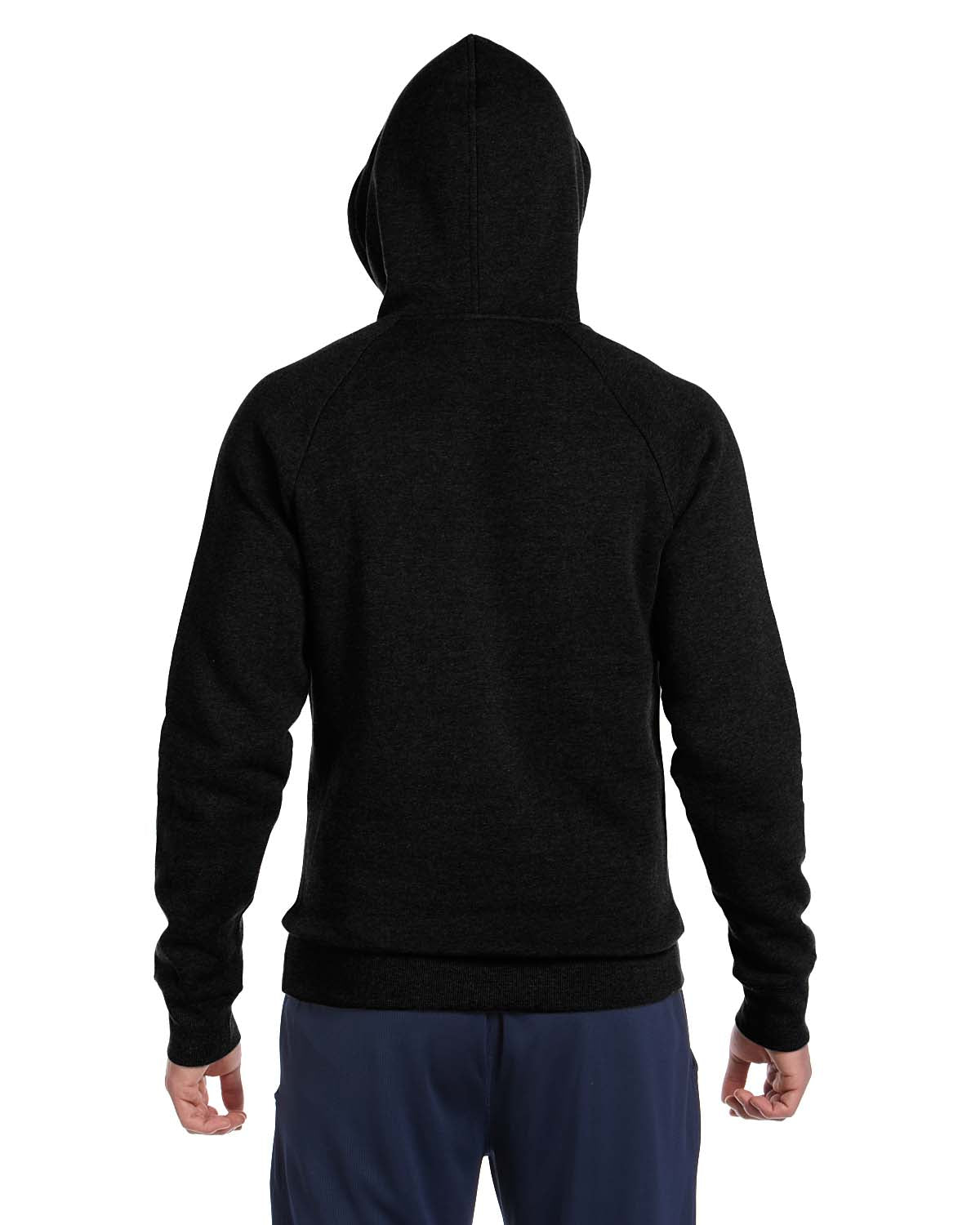 Unisex Performance Fleece Pullover Hoodie - Black