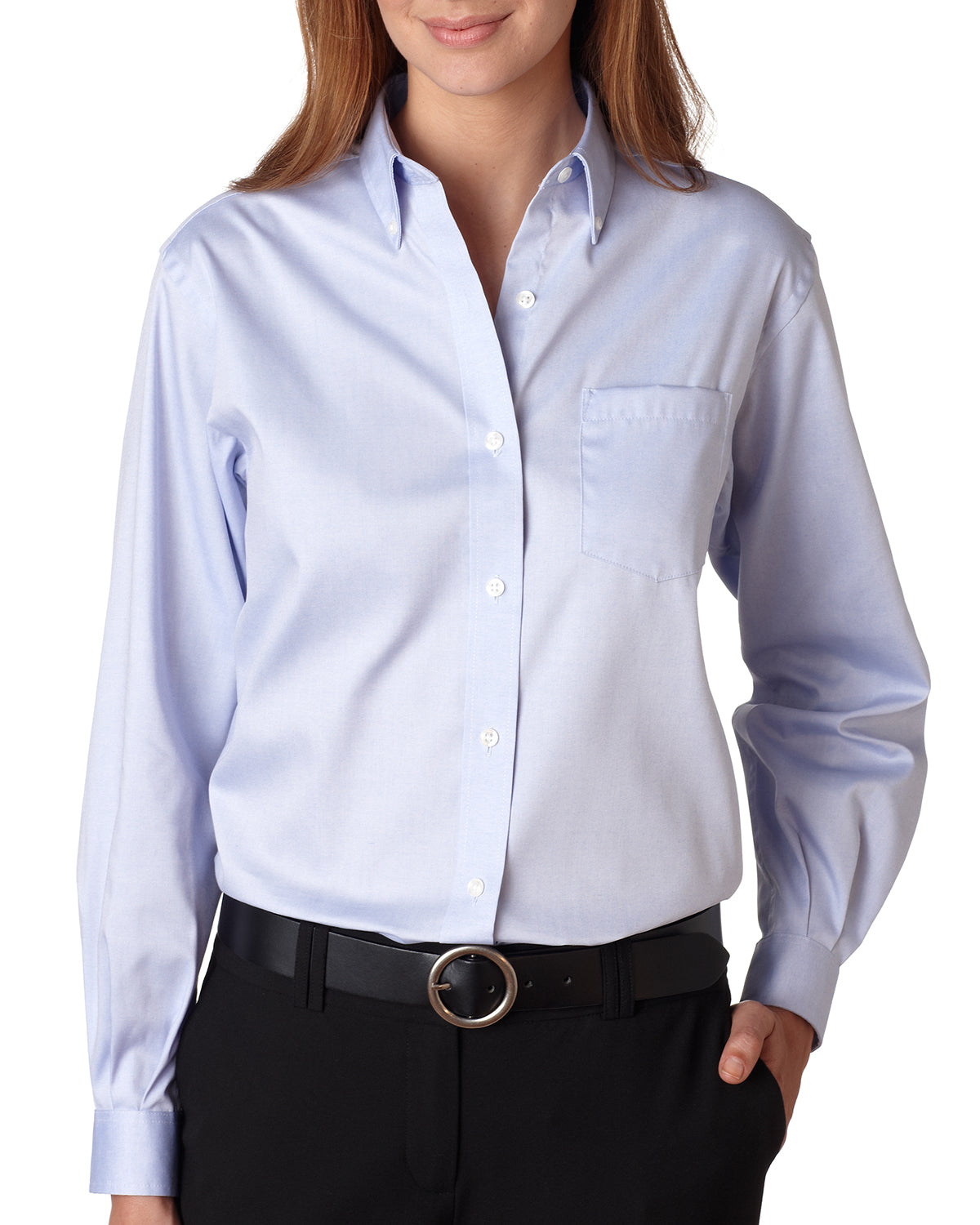 Women's Pinpoint Oxford Shirt - Blue