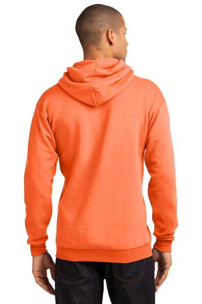 Unisex Core Fleece Pullover Hoodie - Neon Orange
