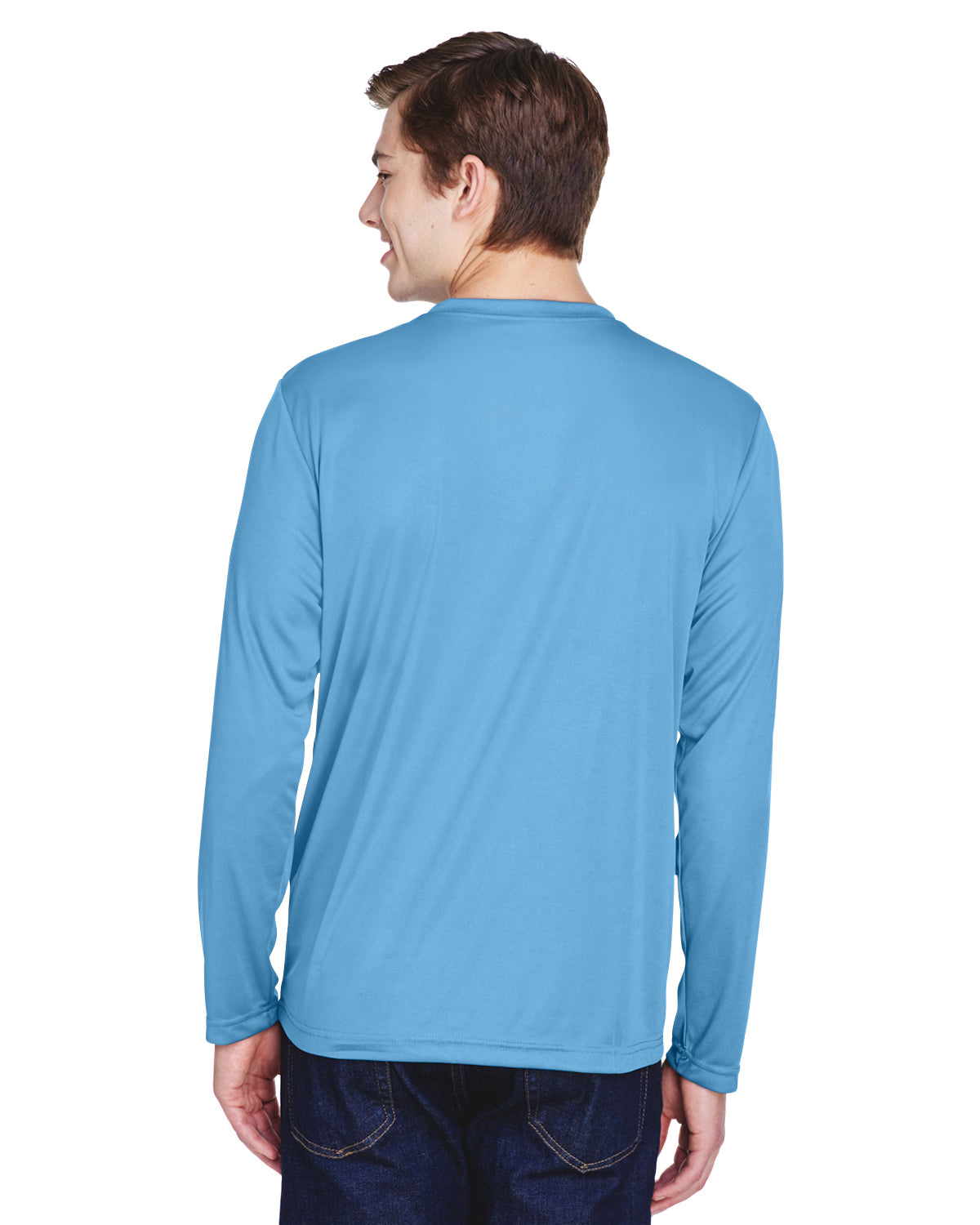 Men's Zone Performance Long-Sleeve T-Shirt - Sport Light Blue
