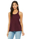 Bella + Canvas B8800 - Women's Flowy Racerback Tank - Maroon
