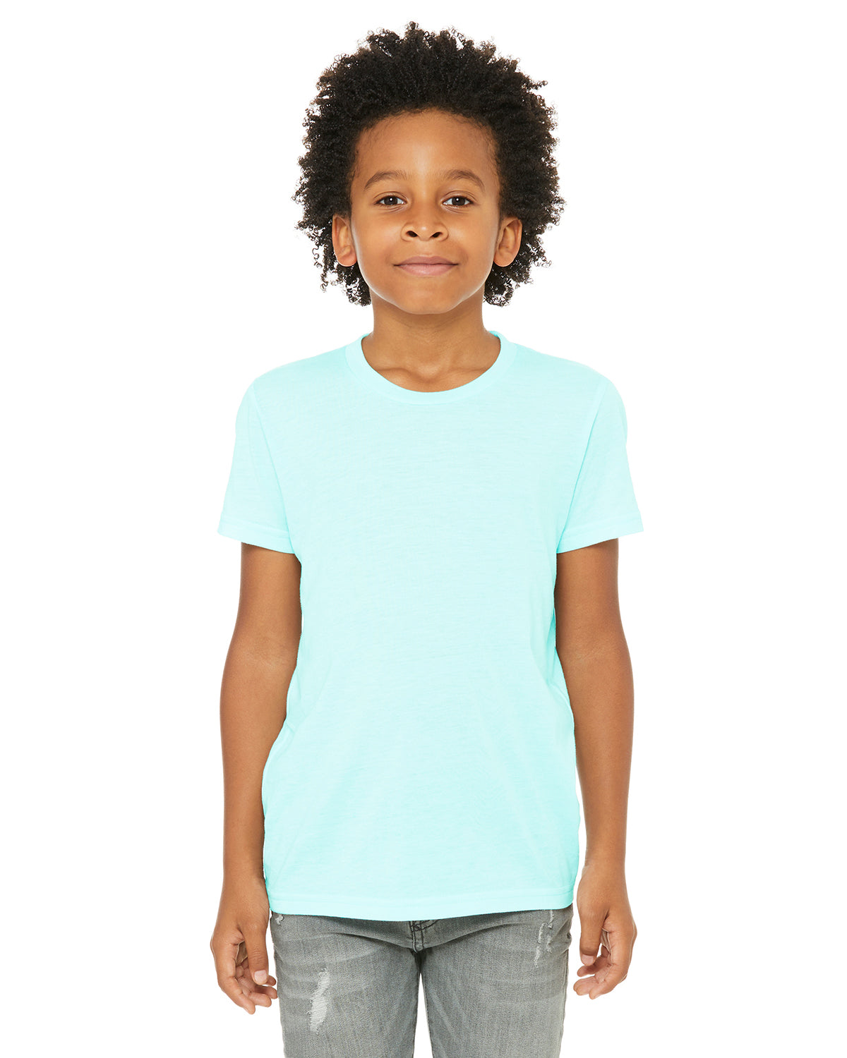 Youth Triblend Short-Sleeve T-Shirt - Ice Blue Triblend
