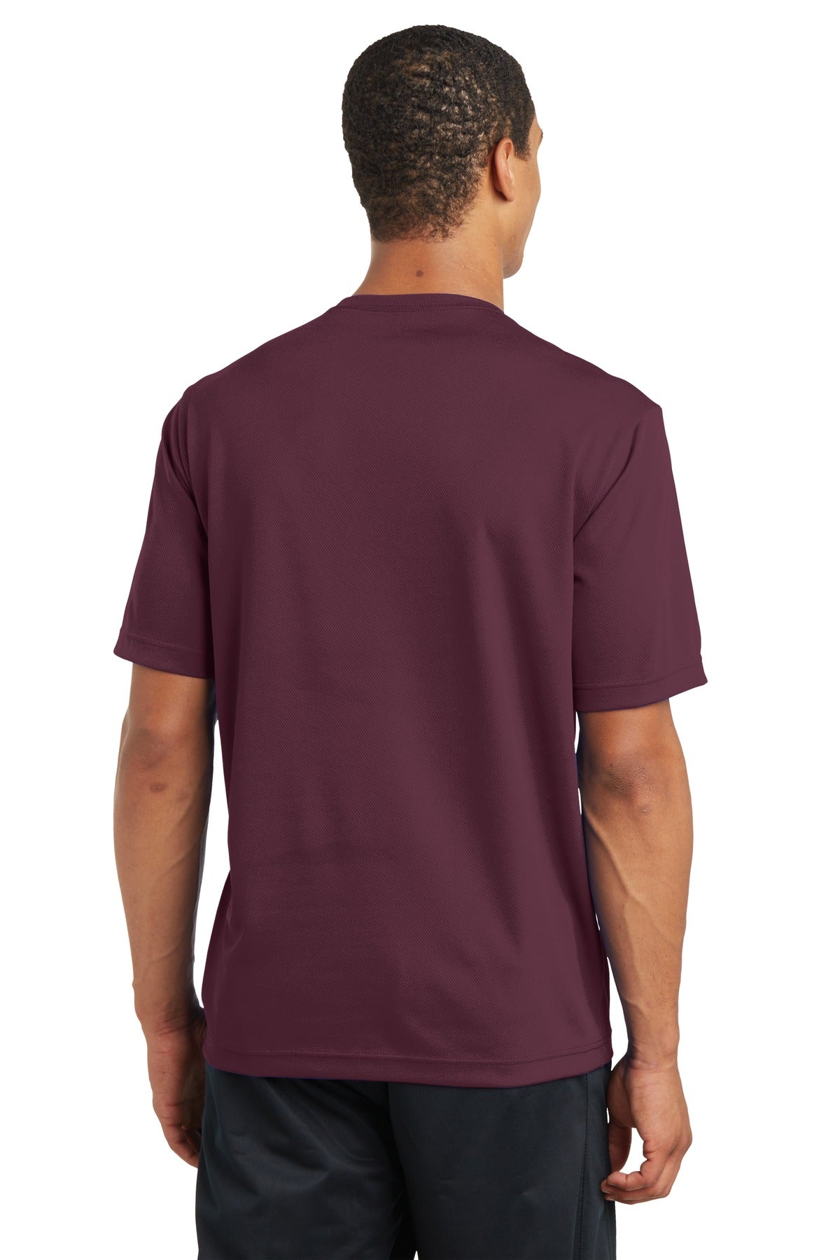 Unisex PosiCharge RacerMesh Tee - Maroon