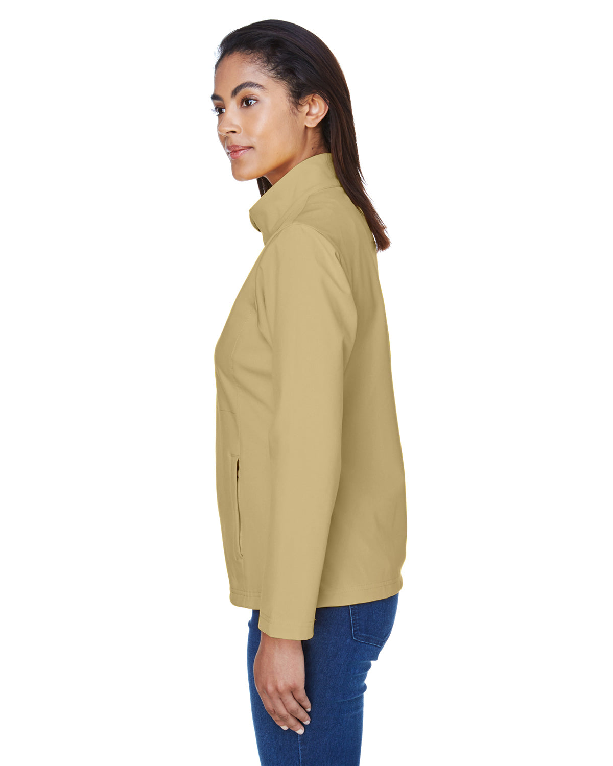 Women's Leader Soft Shell Jacket - Sport Vegas Gold