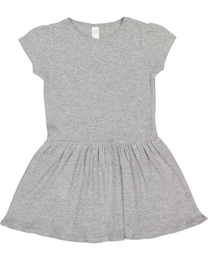 Toddler Baby Rib Dress - Heather