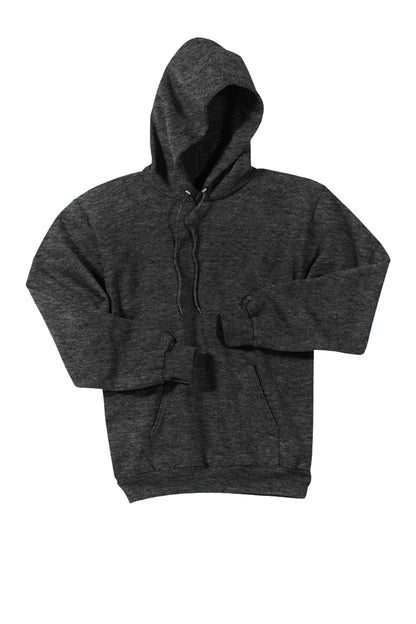 Unisex Essential Fleece Pullover Hoodie - Dark Heather Gray