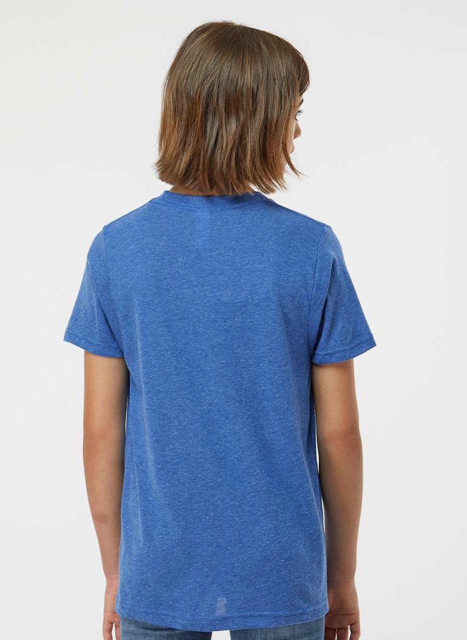 Youth Poly-Rich Tee - Heather Royal