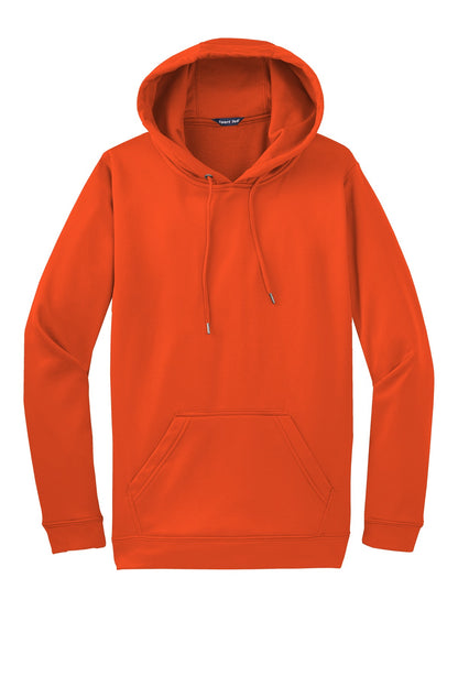Sport-Wick Fleece Hooded Pullover - Deep Orange