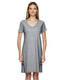 LAT 3522 - Women's V-Neck Cover-Up - Granite Heather