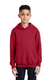 Port & Company PC90YH - Youth Core Fleece Pullover Hoodie - Red