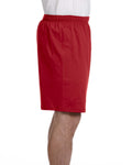 Unisex Cotton Gym Short - Scarlet