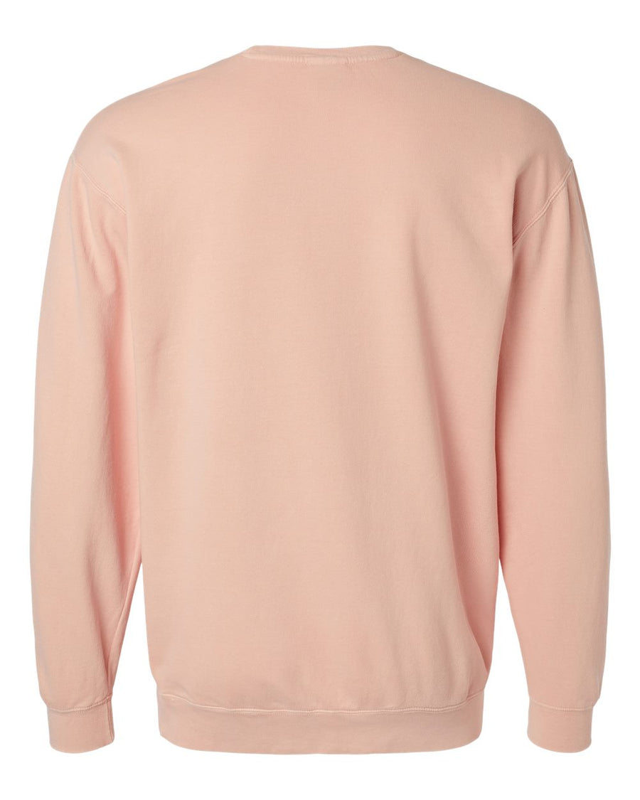 Unisex Lighweight Cotton Crewneck Sweatshirt - Peachy