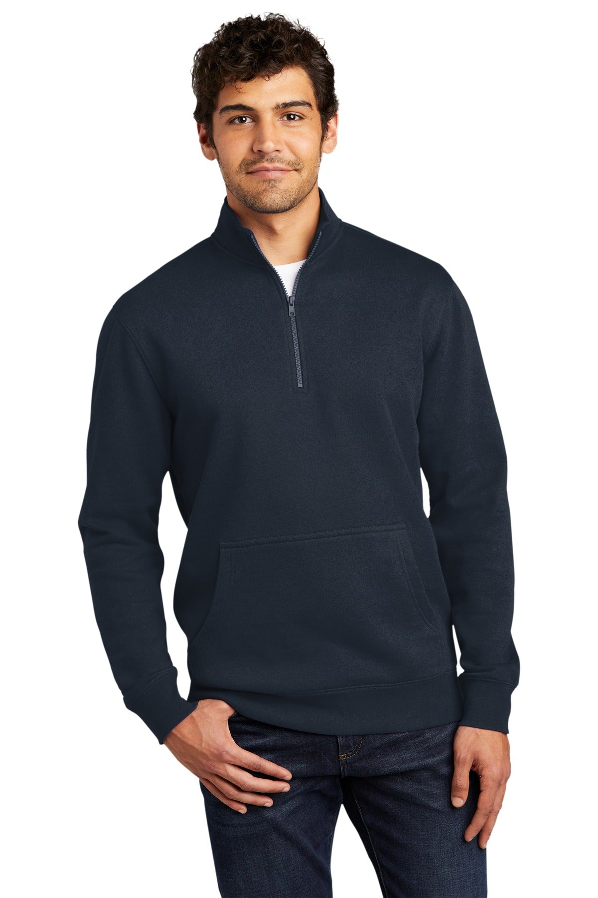 Unisex V.I.T. Fleece 1/4-Zip - New Navy