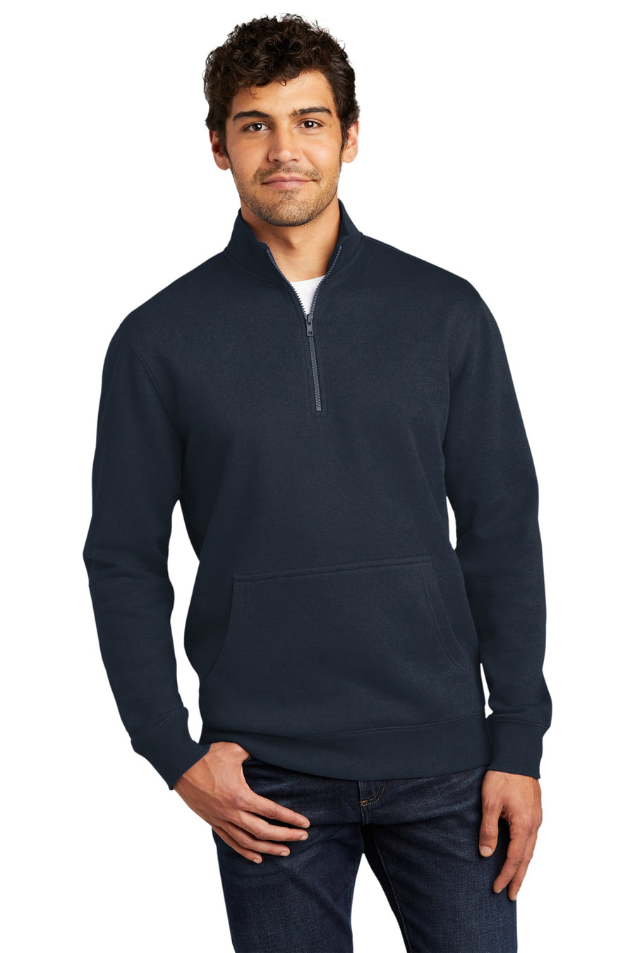 Unisex V.I.T. Fleece 1/4-Zip - New Navy