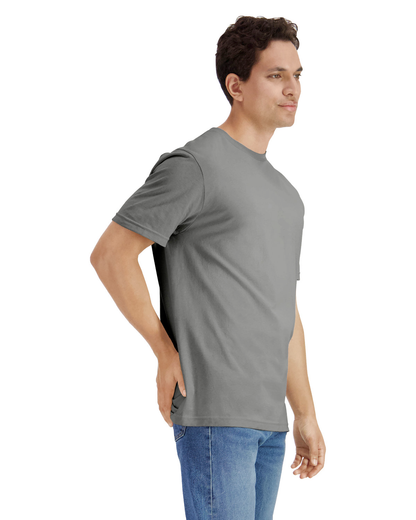 Light Cotton T-Shirt - Charcoal