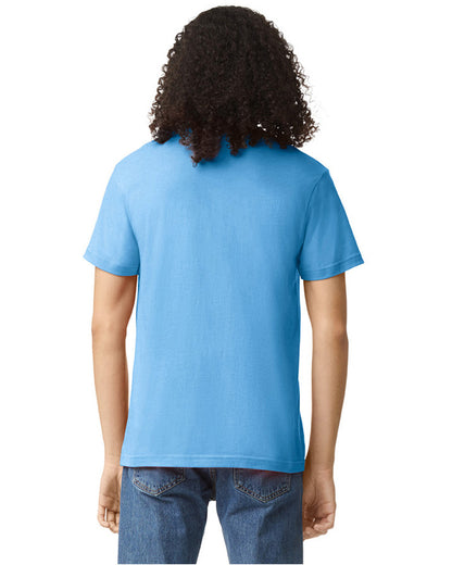 Unisex CVC T-Shirt - Heather Light Blue