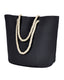 BAGedge BE256 - Polyester Canvas Rope Tote - Black
