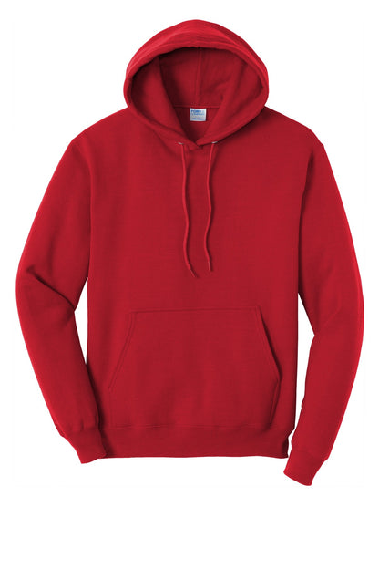 Unisex Tall Core Fleece Pullover Hoodie - Red