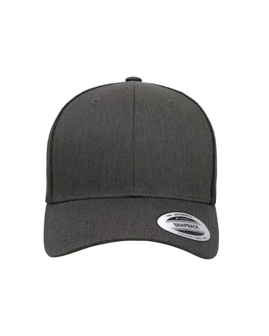 Unisex Retro Trucker Cap - Dark Heather Grey