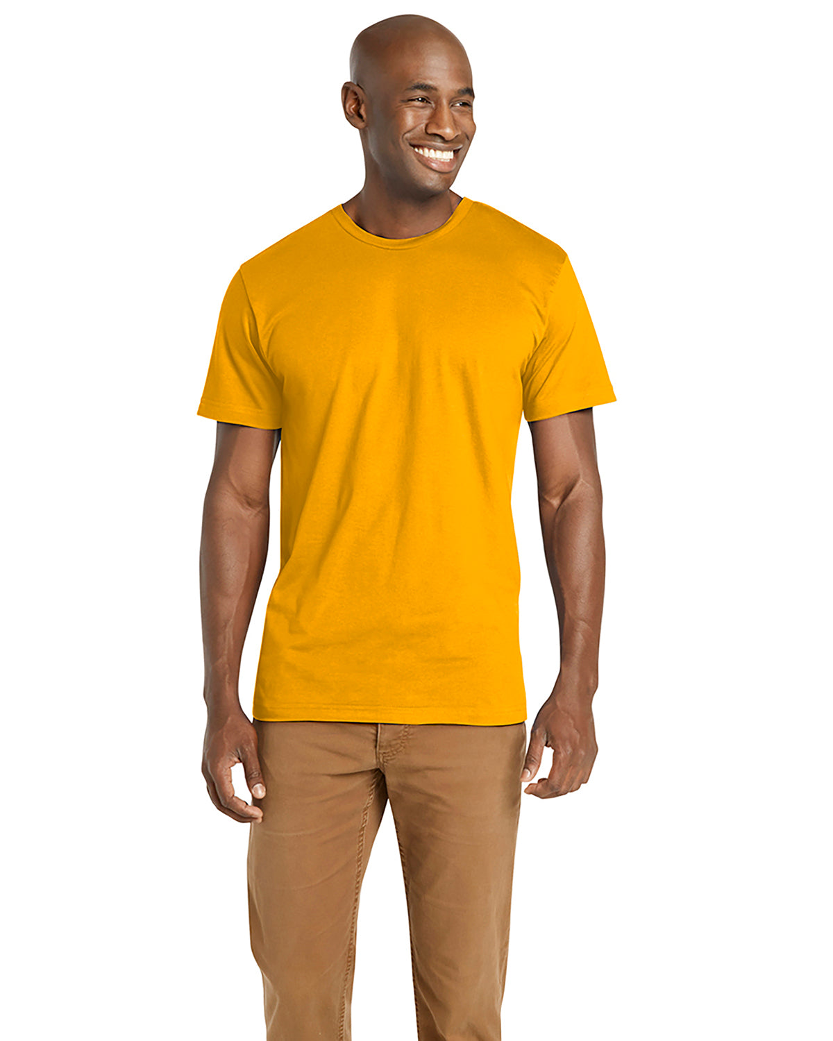 Unisex Fine Jersey T-Shirt - Gold