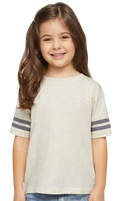Toddler Football T-Shirt - Natural Heather / Granite Heather