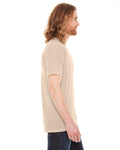Unisex Poly-Cotton Short-Sleeve Crewneck - Creme