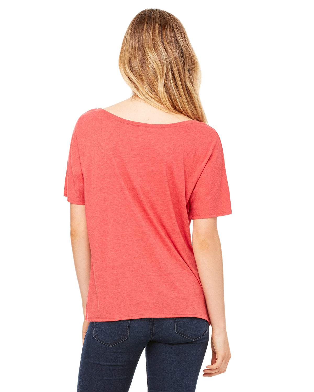 Women's Slouchy T-Shirt - Red Triblend