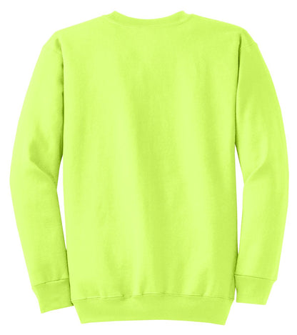 Unisex Core Fleece Crewneck Sweatshirt - Neon Yellow